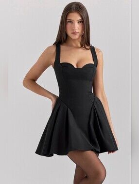 House Of CB Bunny Dress Black Size M